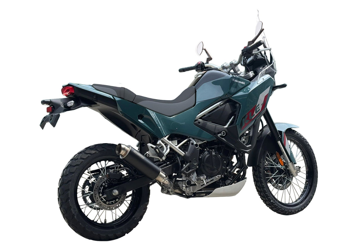 SHARK SRC 4 Auspuff schwarz passend für KAWASAKI KLE500 / SE 2026-2027