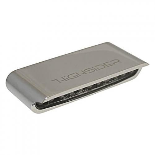 HIGHSIDER STRIPE Motorrad LED Rücklicht Chrom E-geprüft (1 Stück)