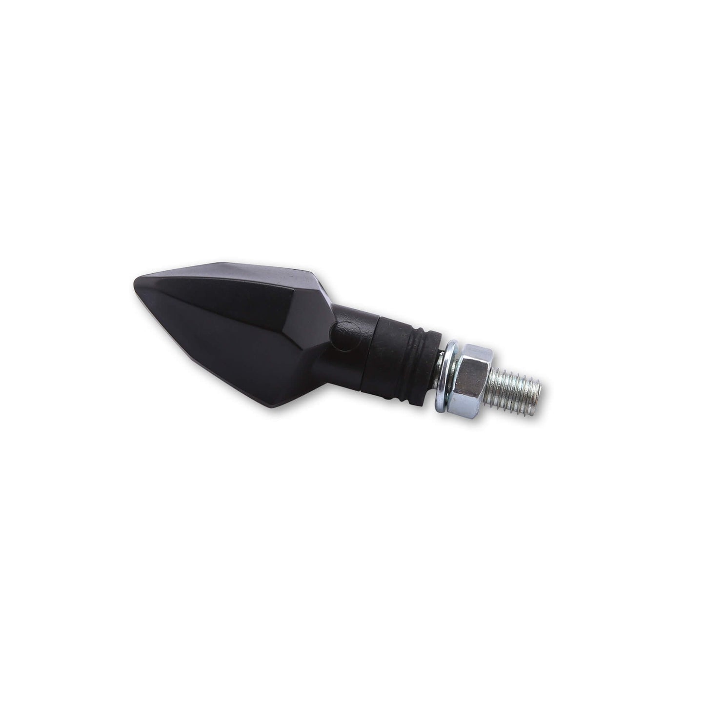 HIGHSIDER Rock Motorrad LED Blinker Gehäuse Schwarz / Linse Rauchgrau (Paar)