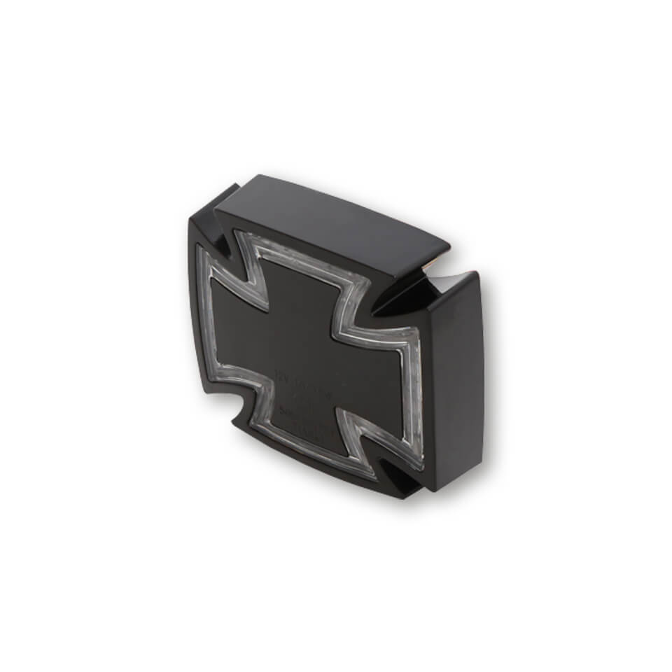 HIGHSIDER pro Gothic LED Rücklicht Schwarz/Transparent