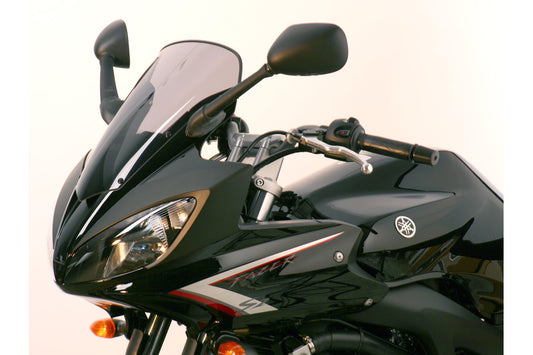 Verkleidungsscheibe schwarz passend für Yamaha FZ600 S2 FAZER 2007- (Originalform)