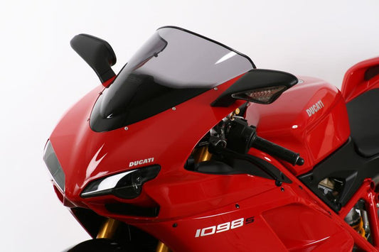 MRA Racingscheibe rauchgrau passend für Ducati 848 / 1098 / 1198 / R / S