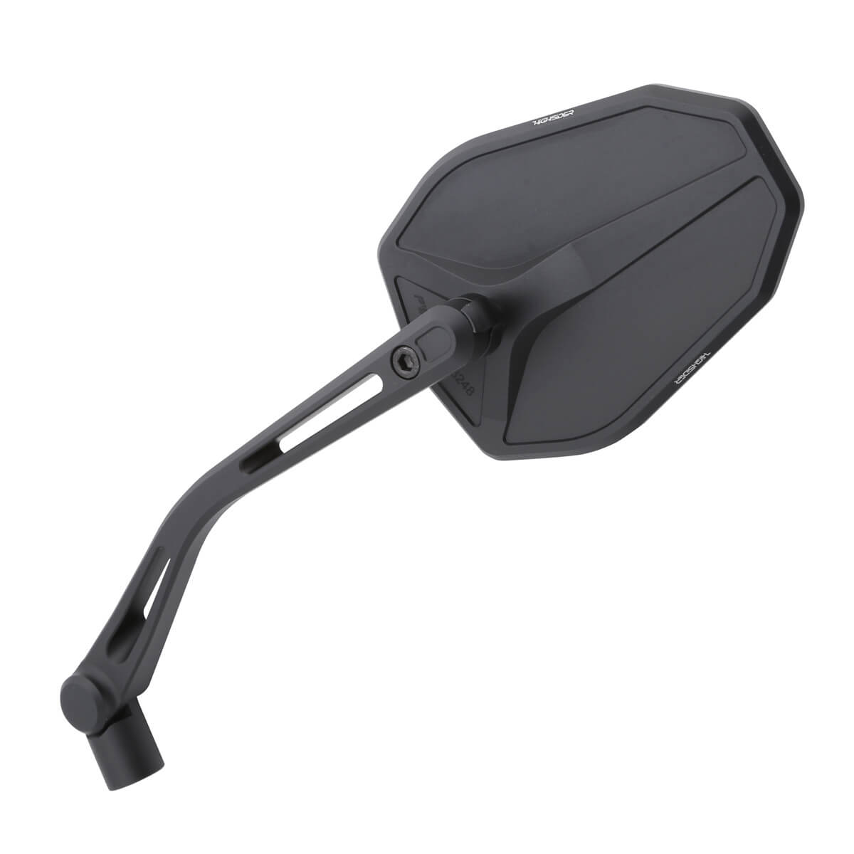 HIGHSIDER Victory-Slim Motorrad Spiegel Schwarz E-geprüft (Paar)