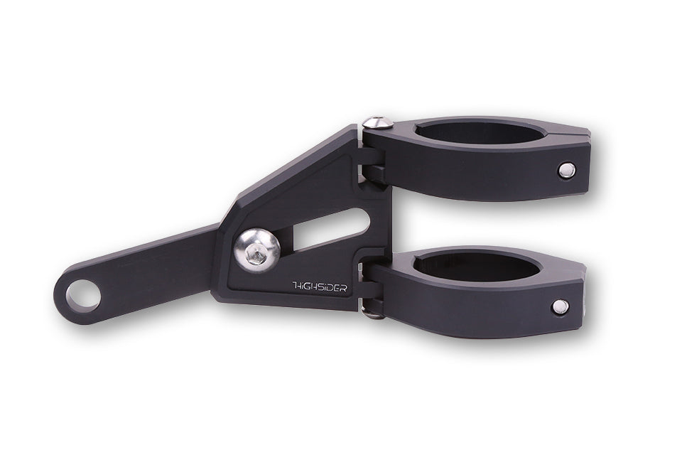 HIGHSIDER Motorrad Scheinwerferhalter EXTEND schwarz Ø38-41 mm verstellbar (Set)