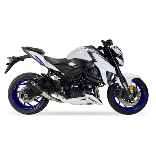 IXIL RB Edelstahl black Auspuff passend für Suzuki GSR 750 2011-2016