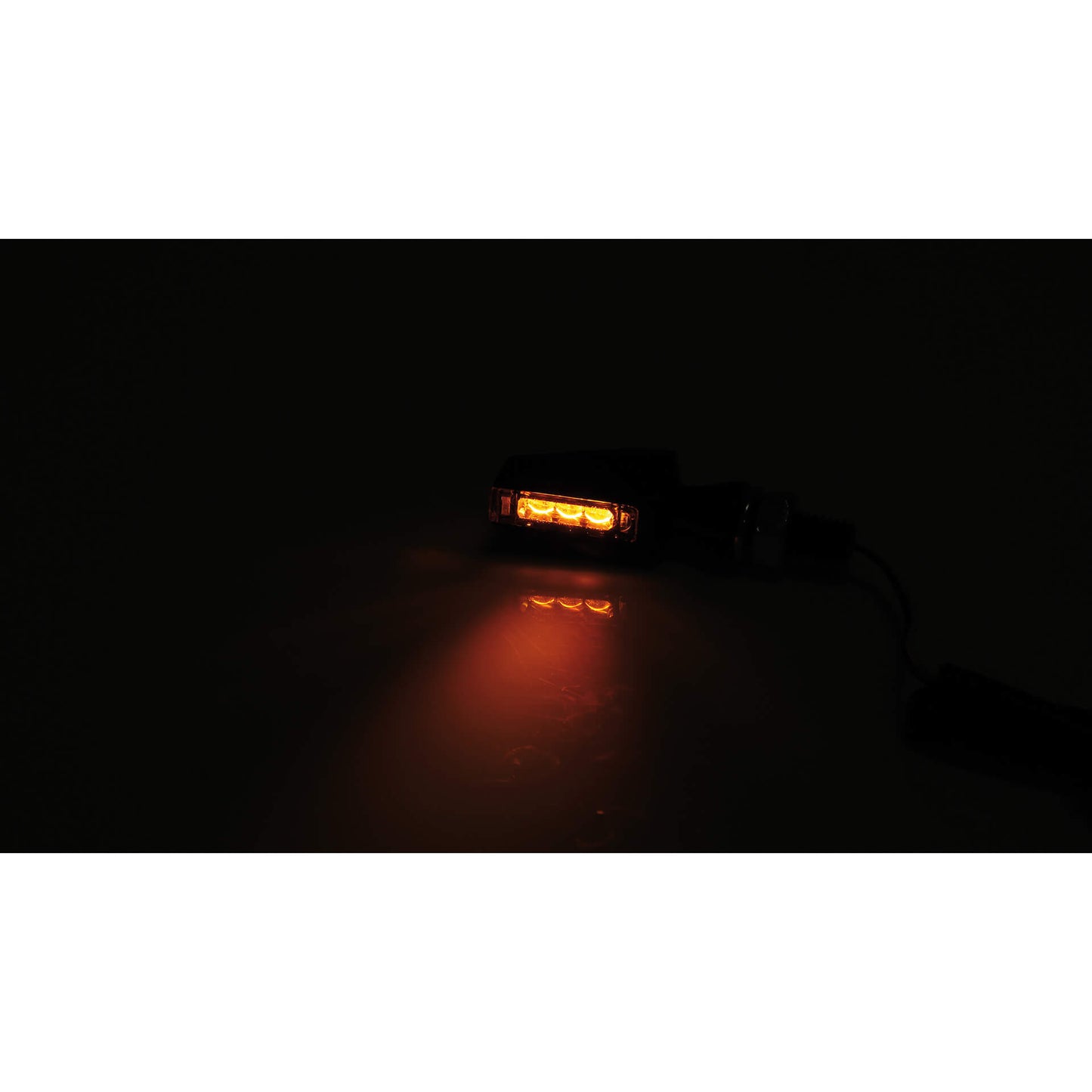 HIGHSIDER Motorrad LED Blinker Flight Schwarz Rauchglas E-geprüft (Paar)