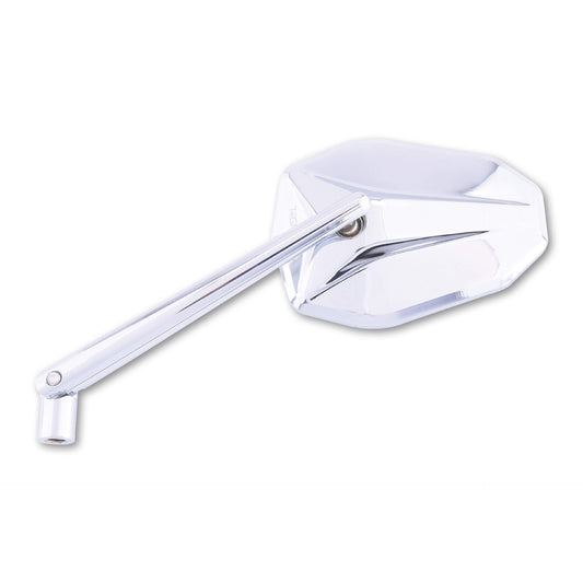 HIGHSIDER Victory Motorrad Spiegel Chrom E-geprüft 1Stck