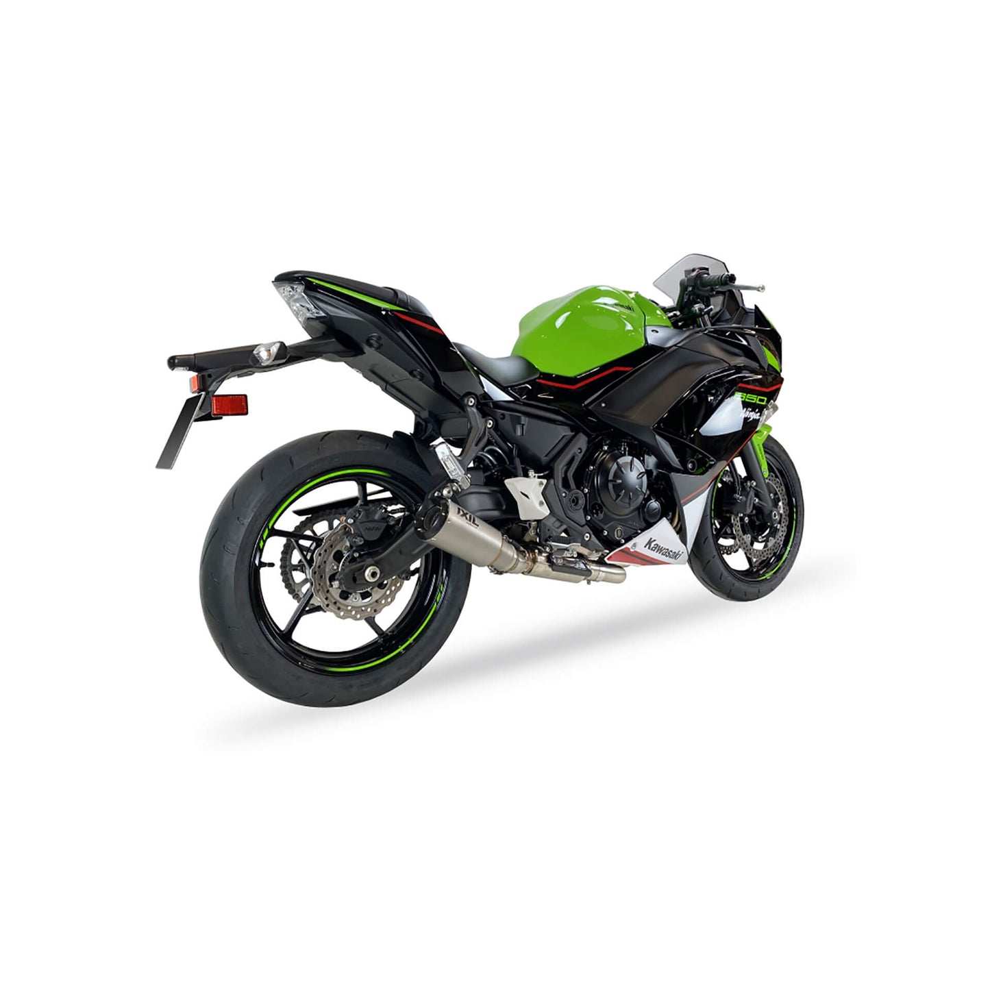IXIL RC Auspuff Komplettanlage mit Kat passend für KAWASAKI Z 650 2021-2022