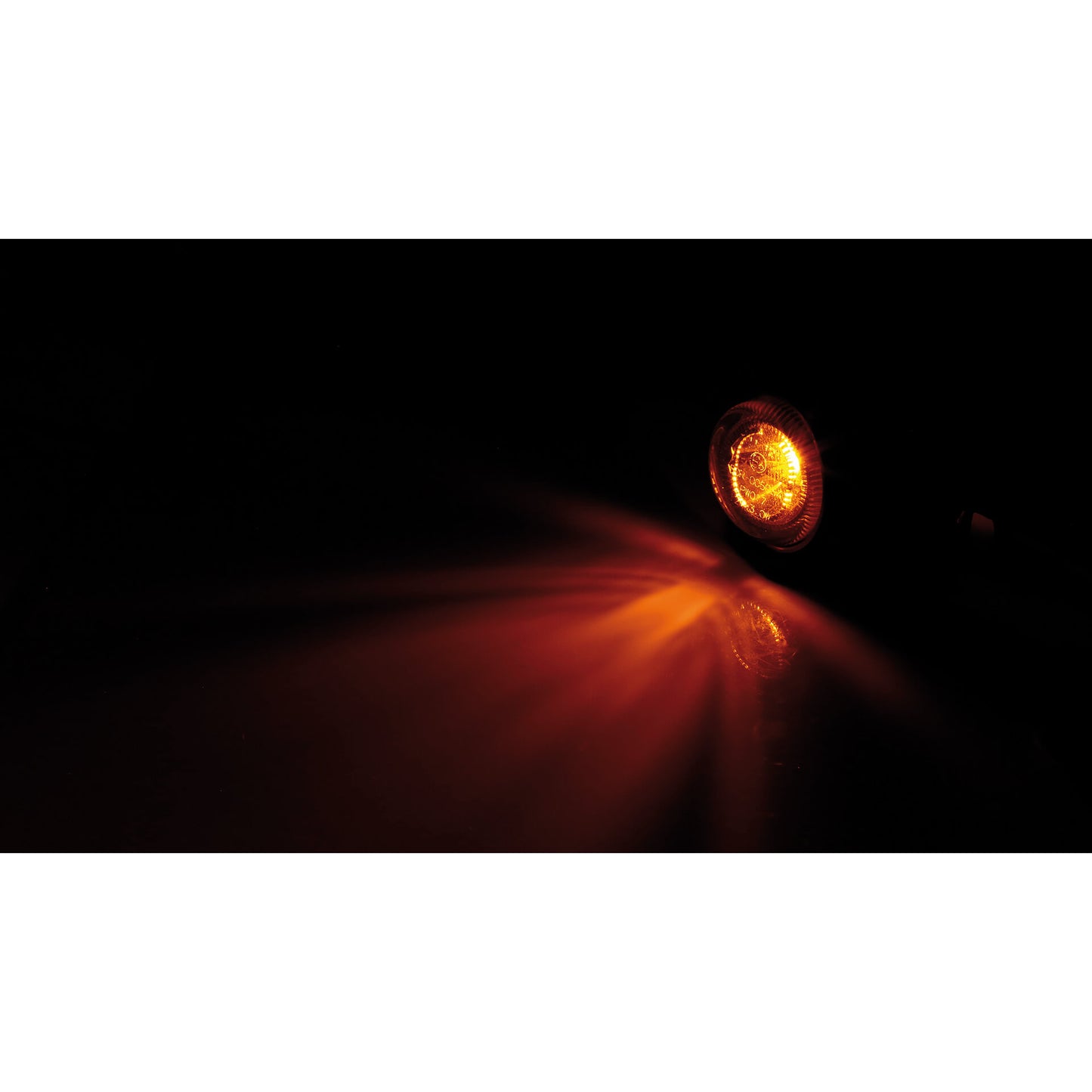 HIGHSIDER Akron-X Motorrad LED Blinker Schwarz Klar E-geprüft Paar