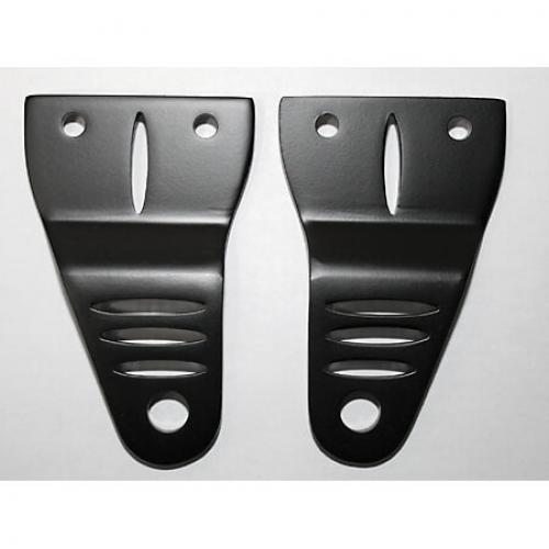 SHIN YO Motorrad Scheinwerferhalter Aluminium Schwarz (Paar)