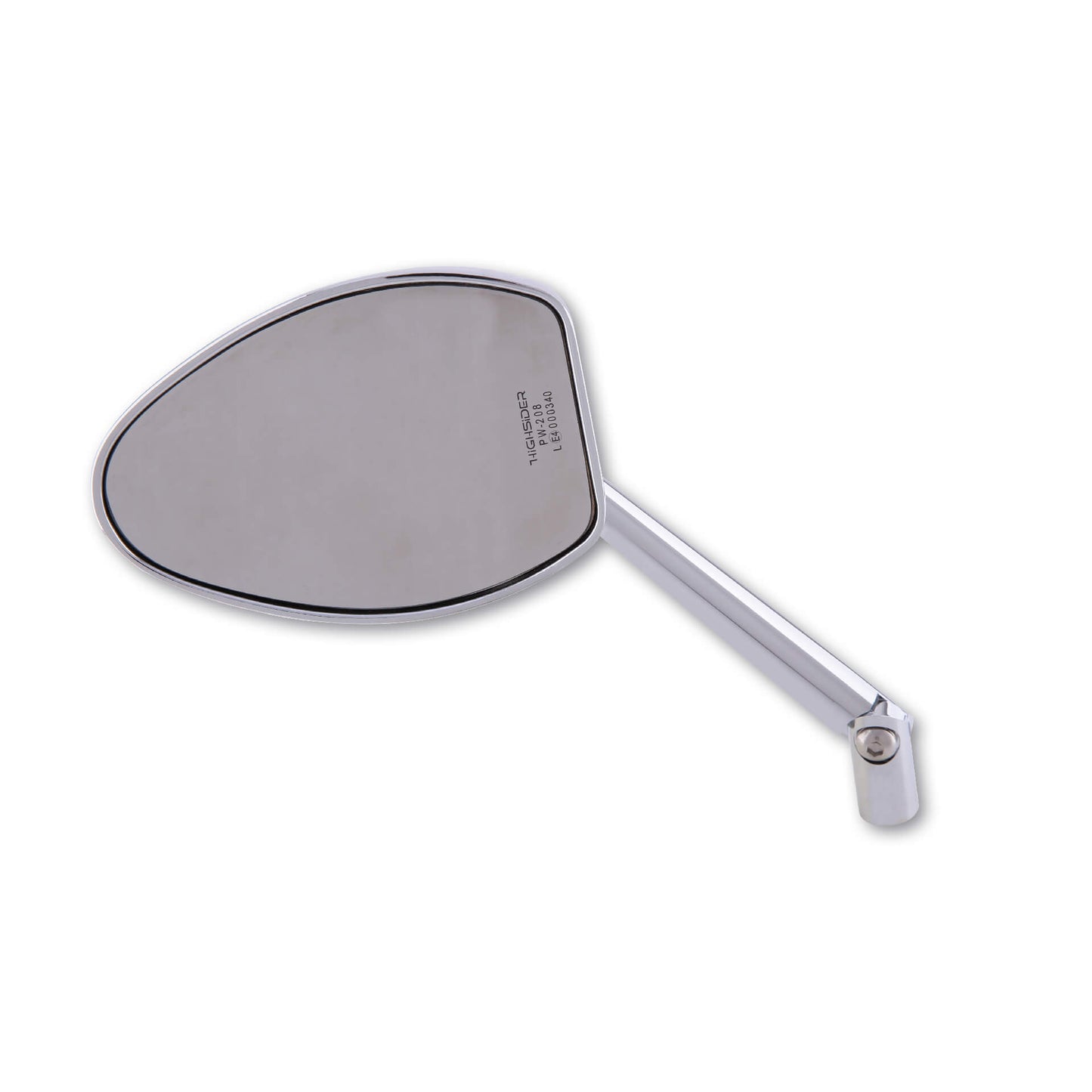 HIGHSIDER Motorrad Lenkerspiegel Ferrara 2 Chrom Spiegel E-geprüft (1Stck.)