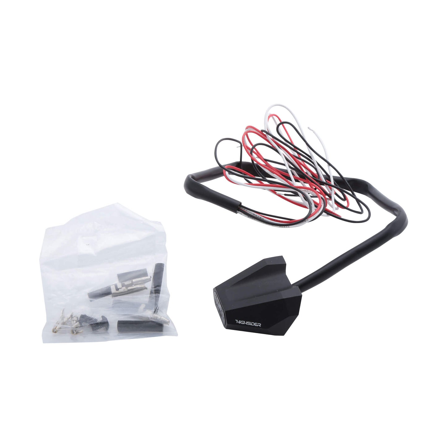 HIGHSIDER Motorrad LED Rücklicht SPLIT-V Schwarz/Transparent E-geprüft (1Stck)
