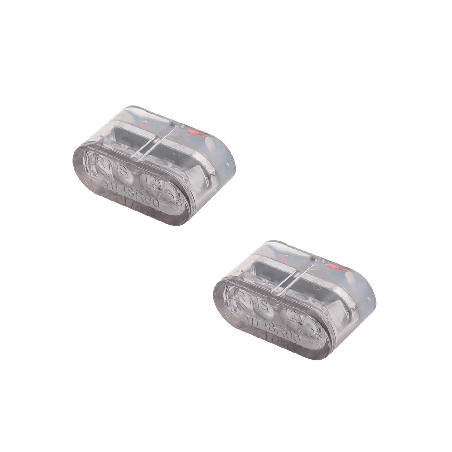 HIGHSIDER Motorrad LED Blinker Little Star-MX Pro Modul Getönt E-geprüft (Paar)