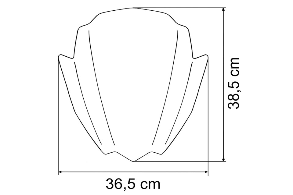 MRA Racing-Screen für Naked Bikes rauchgrau ohne Haltersatz