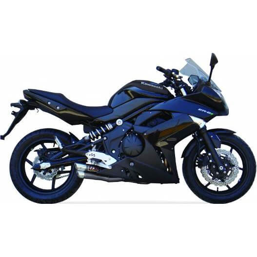 Auspuff Hyperlow black XL passend für Kawasaki KLE 650 Versys 2007-2014