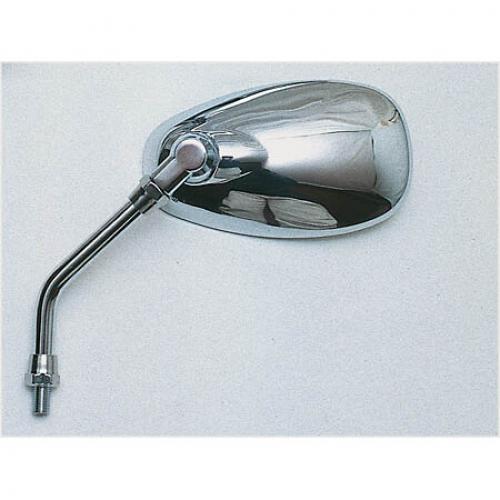 SHIN YO Motorrad Spiegel Virago Chrom M10 Rechtsgewinde universal (1 Stück)