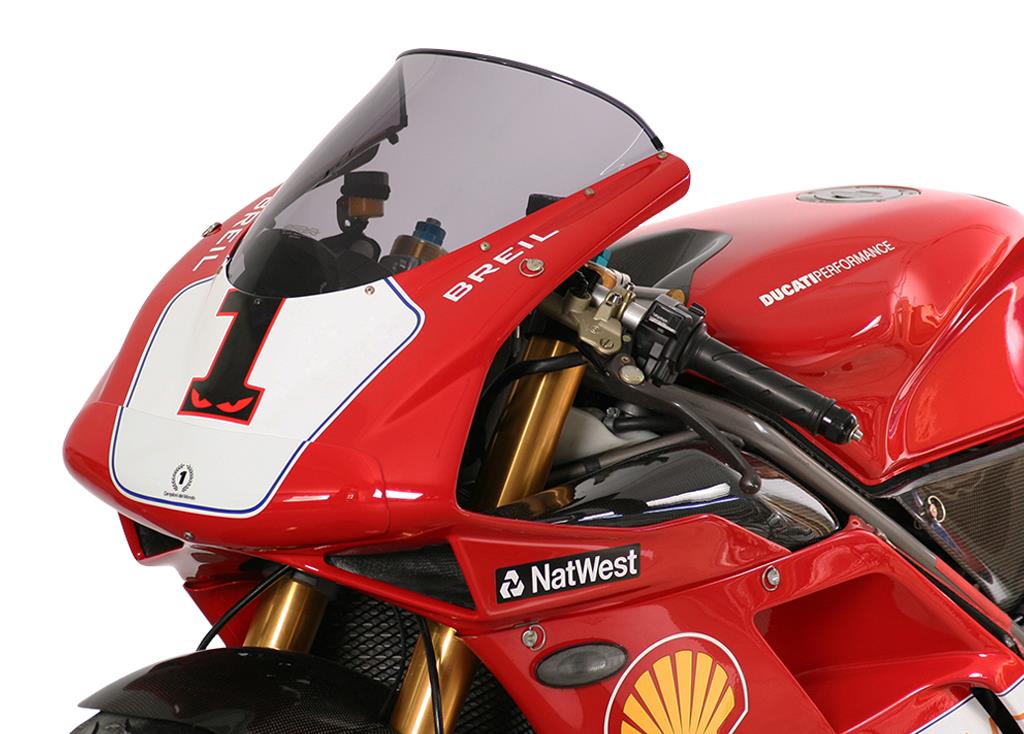 MRA Originalformscheibe "O" rauchgrau passend für Ducati 748 / 916 / 996 / 998