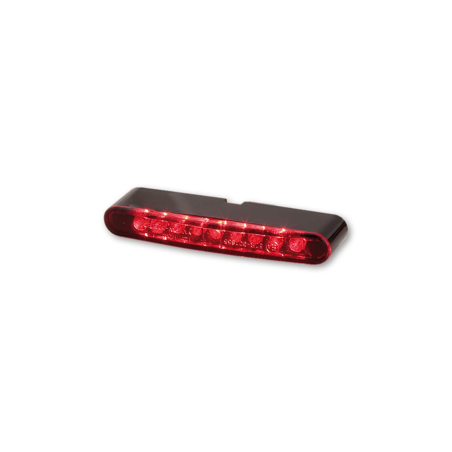 HIGHSIDER Motorrad LED Rücklicht Stripe Schwarz/Rot E-geprüft (1Stck)