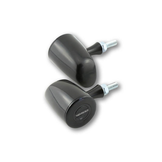 HIGHSIDER Rocket Classic Motorrad LED Rücklicht Blinker 3in1 Schwarz Paar