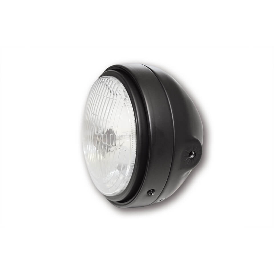 HIGHSIDER smart 5 3/4 Zoll Motorrad Hauptscheinwerfer Schwarz E-geprüft (1Stck)