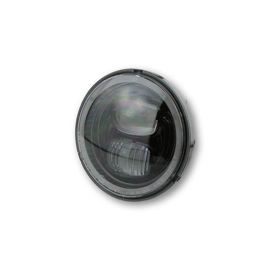 HIGHSIDER LED Hauptscheinwerfereinsatz TYP 7 mit Standlichtring rund schwarz 5 3/4 Zoll