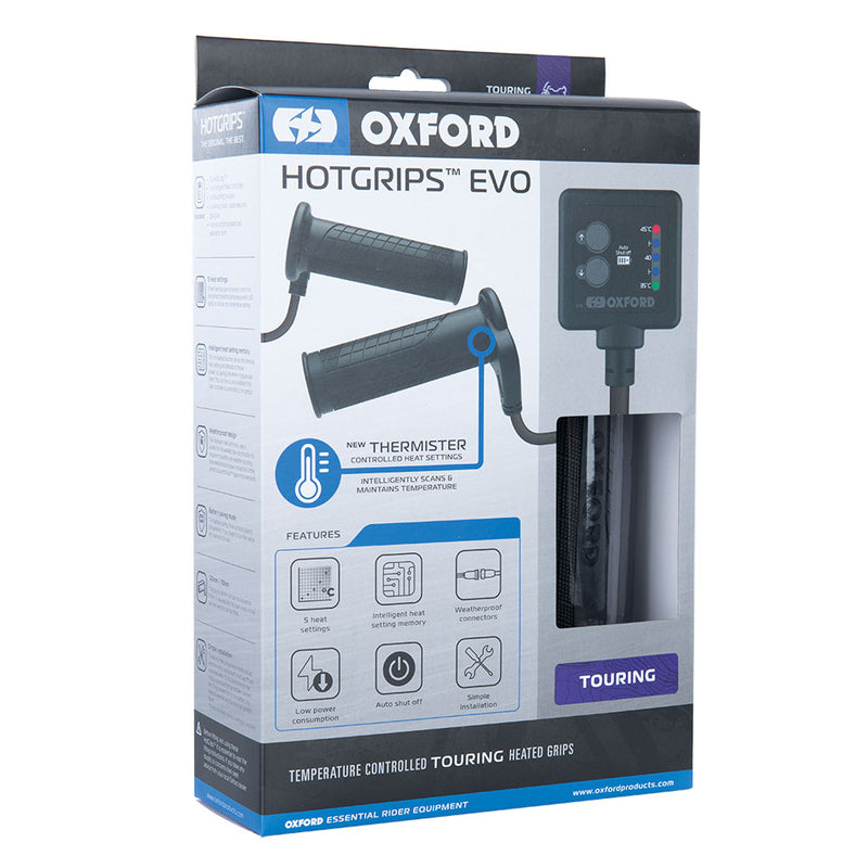 Oxford HotGrips EVO Touring – Motorrad Heizgriffe 22 mm