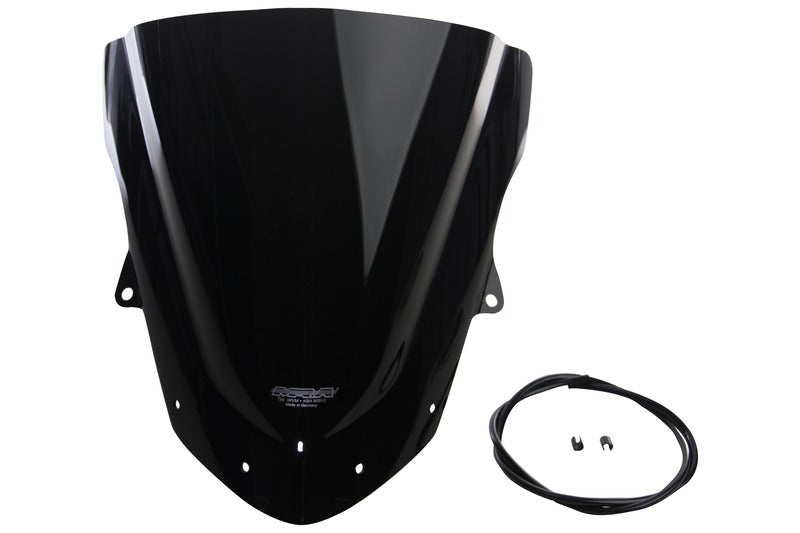MRA Racingscheibe "R" schwarz passend für Kawasaki ZX-6R 2019-2023