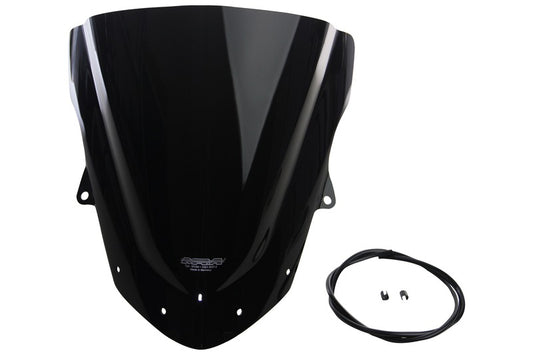 MRA Racingscheibe "R" schwarz passend für Kawasaki ZX-6R 2019-2023