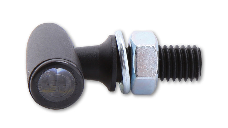 HIGHSIDER Motorrad LED Blinker/Positionslicht Proton One Schwarz 2in1 E-geprüft