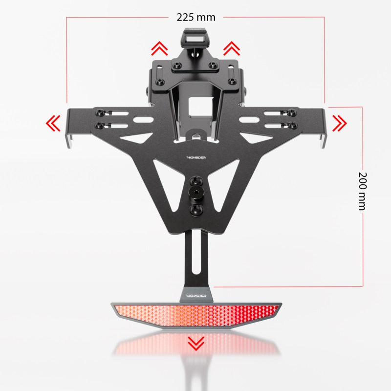 Highsider Kennzeichenhalter passend für Aprilia RSV4 Tuono V4 RS4 125 RS 125 Tuono 125