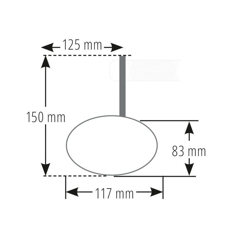HIGHSIDER Victory-Blast Motorrad Lenkerendenspiegel Kurz Schwarz E-geprüft