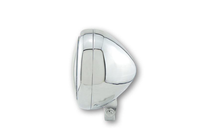 Highsider 5 3/4 Zoll Pecos Typ 6 Motorrad LED Scheinwerfer Chrom E-geprüft