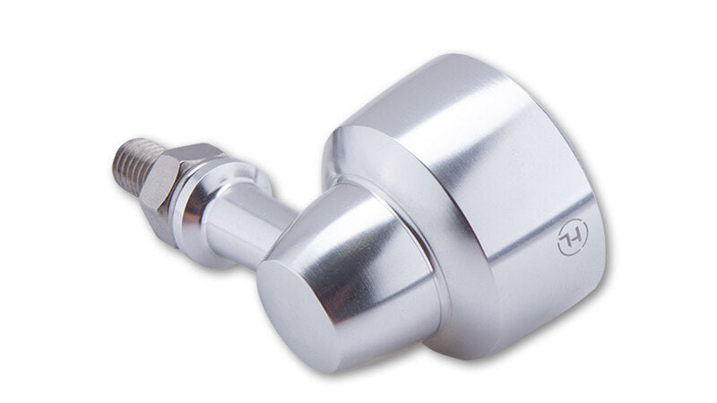 HIGHSIDER Classic-X1 Motorrad LED Blinker Silber Rauchgrau E-geprüft Paar