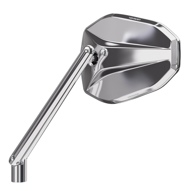 HIGHSIDER Victory Motorrad Spiegel Chrom E-geprüft 1Stck