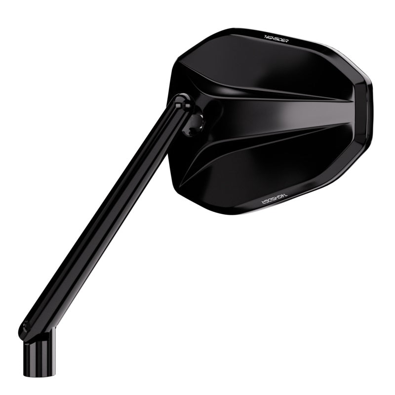 HIGHSIDER Victory Motorrad Spiegel Schwarz Universal E-Geprüft (1Stck.)