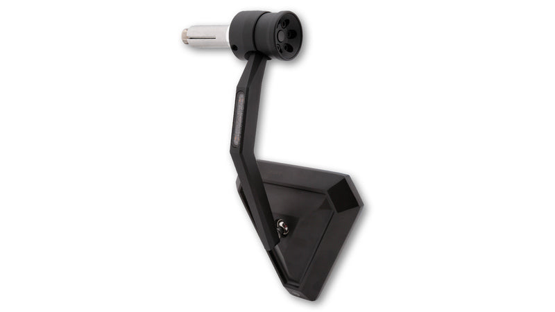 HIGHSIDER Tetra Motorrad Lenkerendenspiegel LED Blinker Schwarz E-geprüft 1Stck