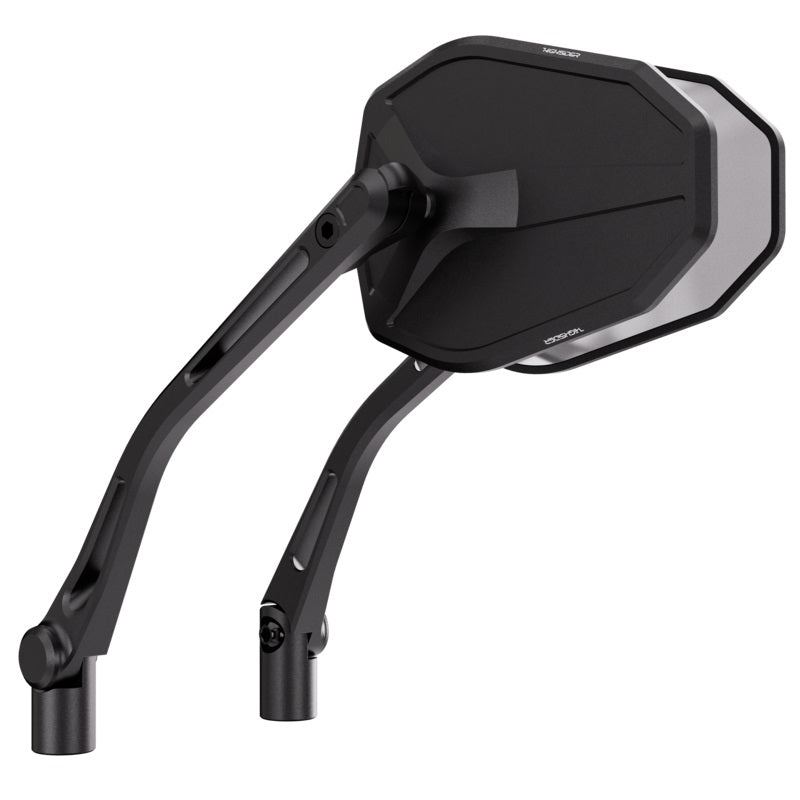 HIGHSIDER Victory-Slim Motorrad Spiegel Schwarz E-geprüft (Paar)