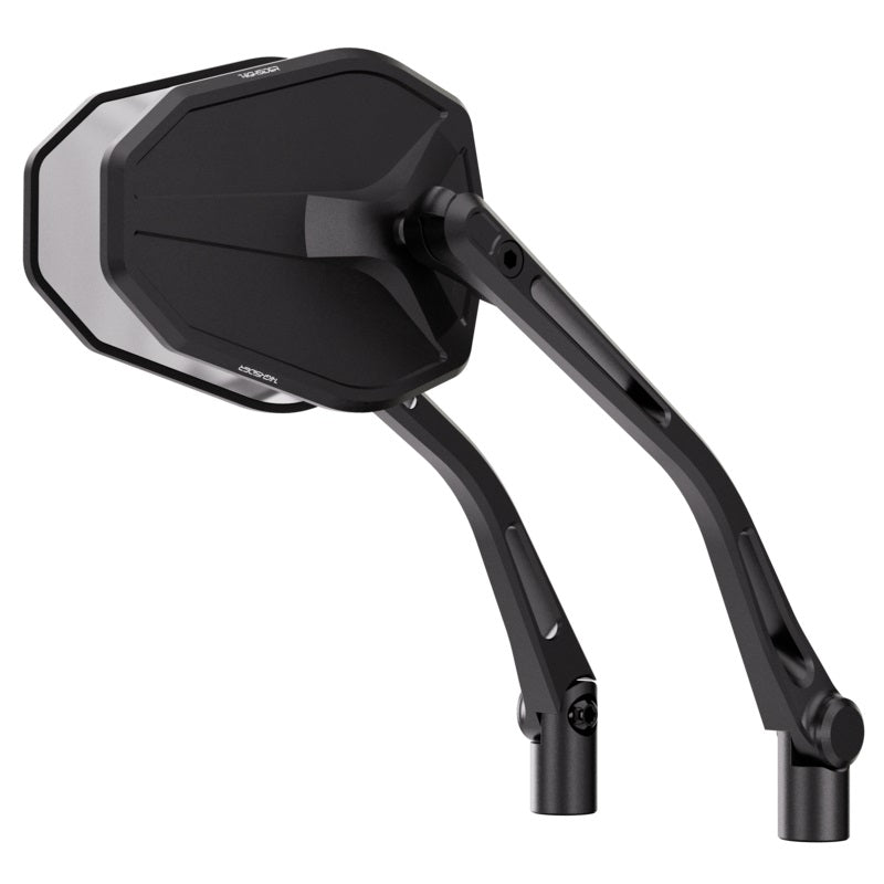 HIGHSIDER Victory-Slim Motorrad Spiegel Schwarz E-geprüft (Paar)