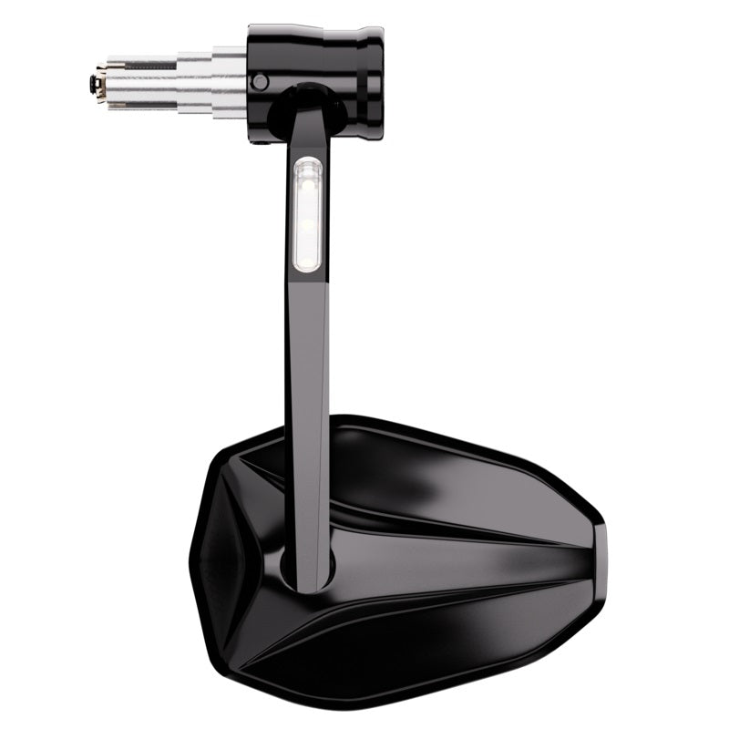 HIGHSIDER Victory-RIM Motorrad Lenkerendenspiegel LED Blinker Schwarz E-geprüft