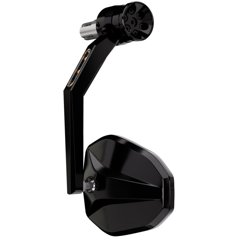 HIGHSIDER Victory-RIM Motorrad Lenkerendenspiegel LED Blinker Schwarz E-geprüft