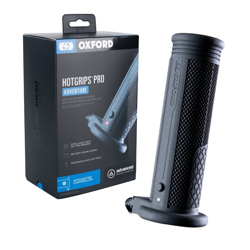 Oxford HotGrips Pro Adventure – Motorrad Heizgriffe 22 mm