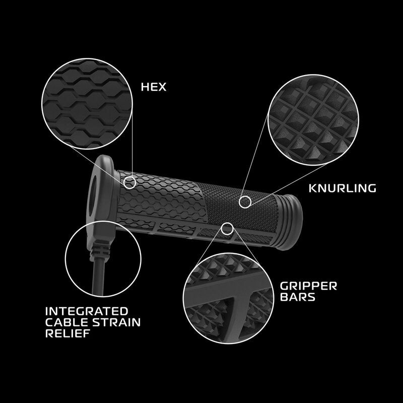 Oxford HotGrips Pro Adventure – Motorrad Heizgriffe 22 mm