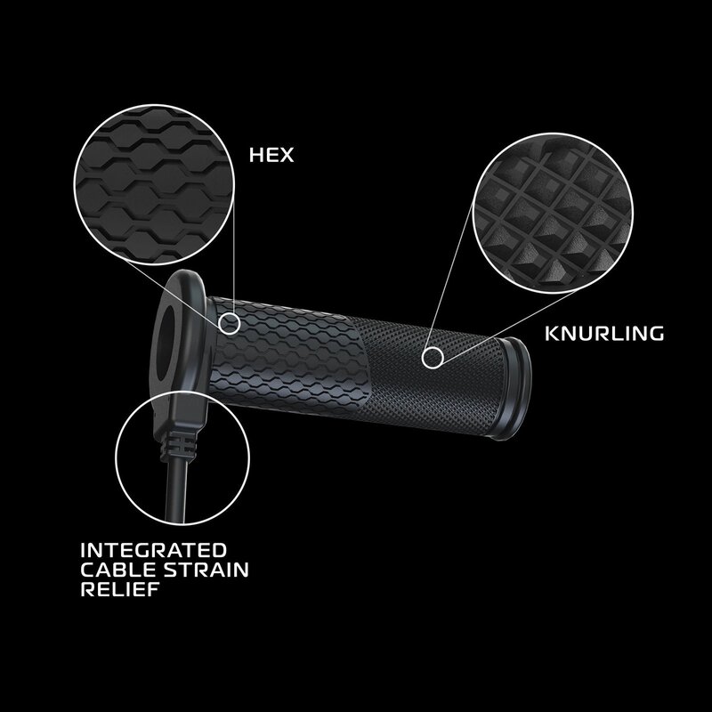 Oxford HotGrips Pro Touring – Motorrad Heizgriffe 22 mm
