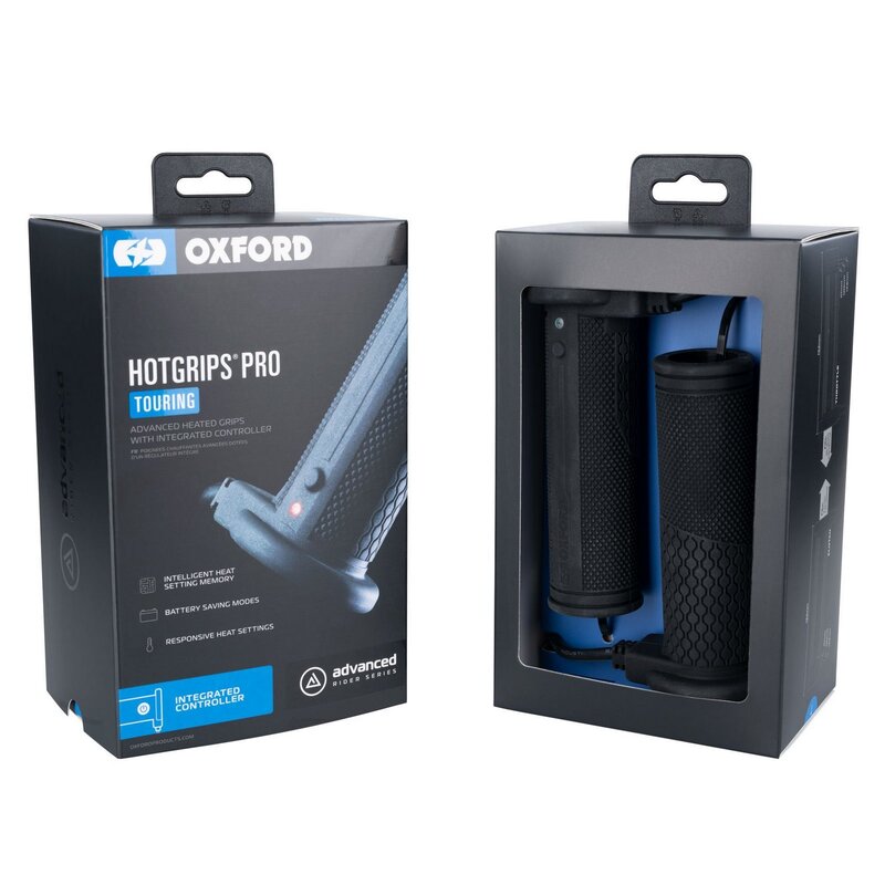 Oxford HotGrips Pro Touring – Motorrad Heizgriffe 22 mm
