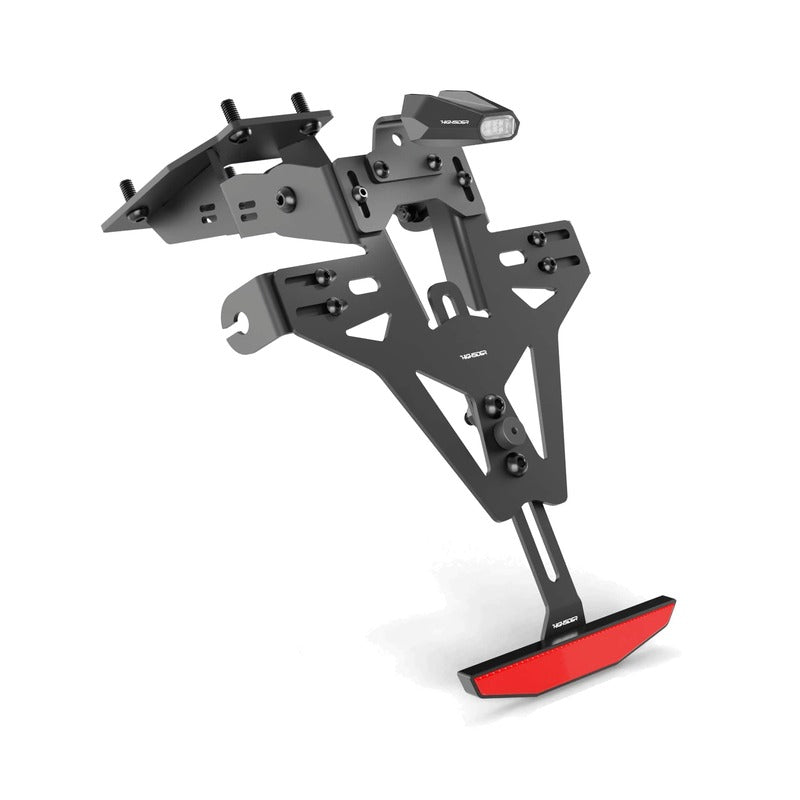 HIGHSIDER Motorrad LED Rücklicht SPLIT-V Schwarz/Transparent E-geprüft (1Stck)