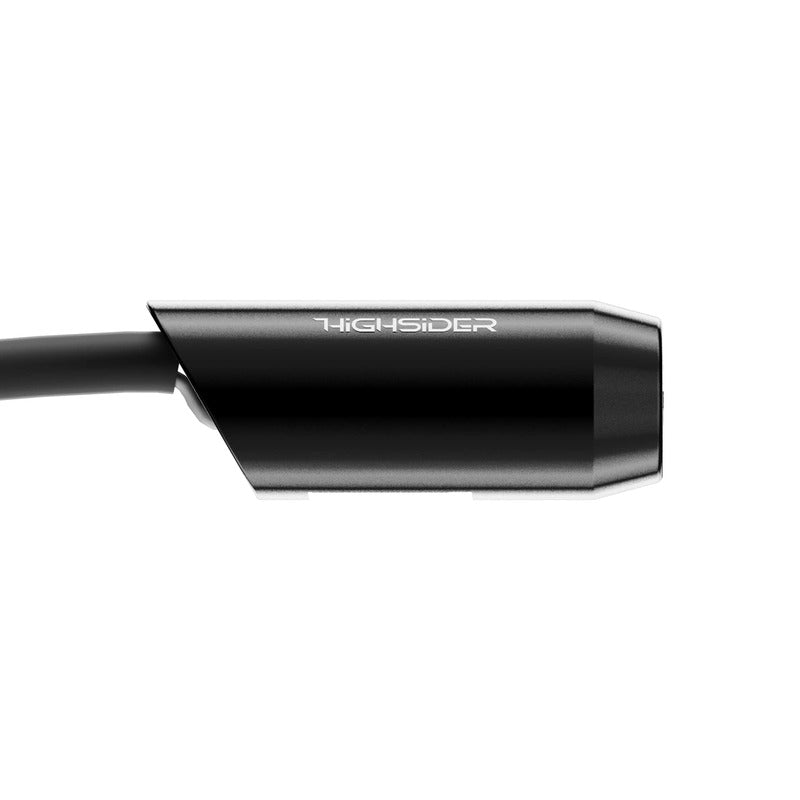 HIGHSIDER Motorrad LED Rücklicht SPLIT-RS Schwarz/Transparent E-geprüft (1Stck)
