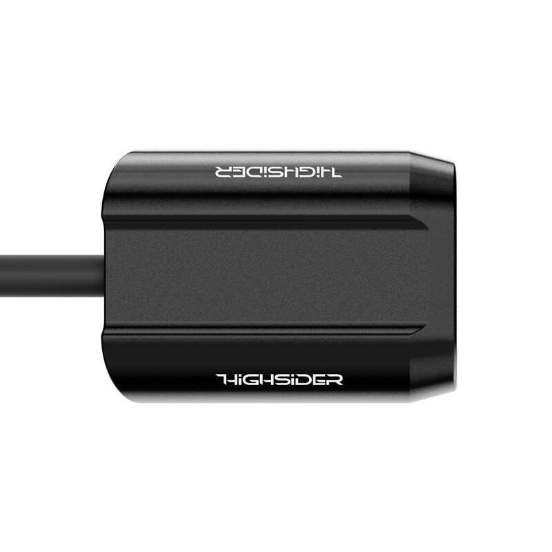 HIGHSIDER Motorrad LED Rücklicht SPLIT-RS Schwarz/Transparent E-geprüft (1Stck)
