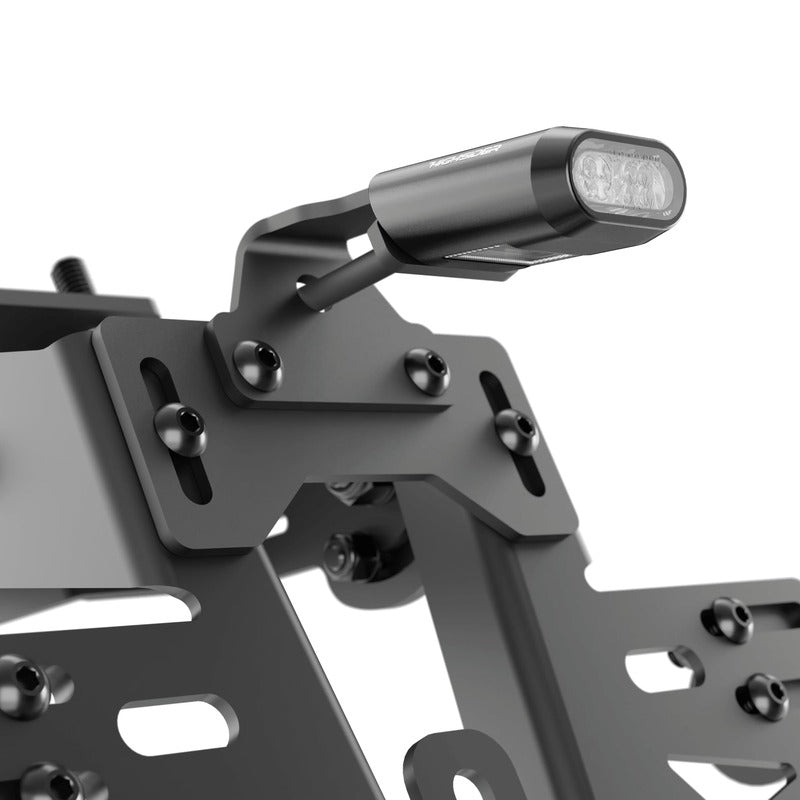 HIGHSIDER Motorrad LED Rücklicht SPLIT-RS Schwarz/Transparent E-geprüft (1Stck)