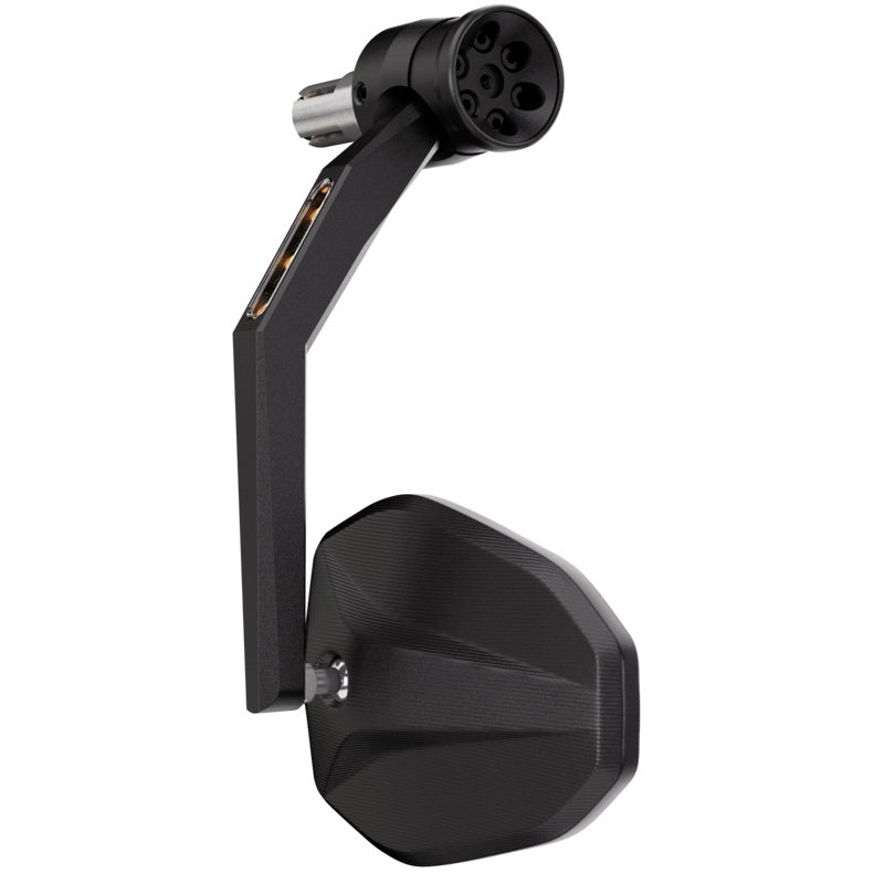 HIGHSIDER Victory-X RIM Motorrad Lenkerendenspiegel LED Blinker Schwarz
