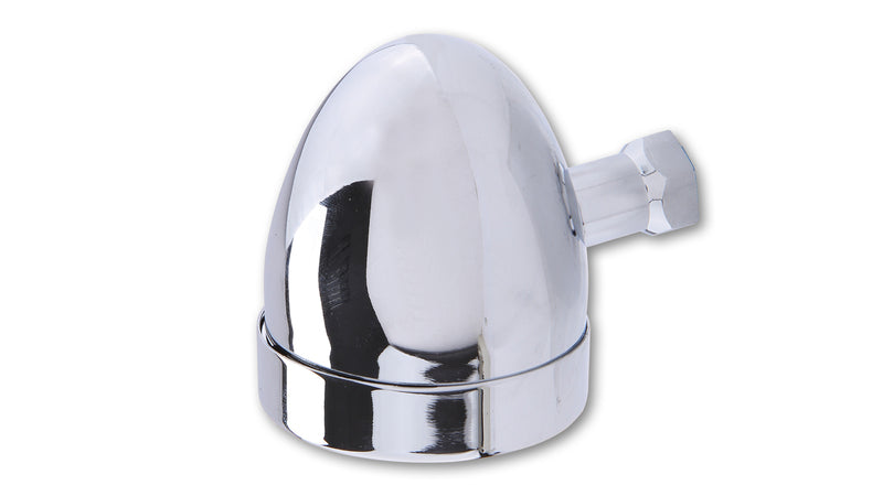 HIGHSIDER smart Bullet Flat Motorrad Blinker Chrom Gelb Glas E-geprüft (1Stck)